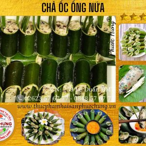 Chả ốc nhồi ống nứa