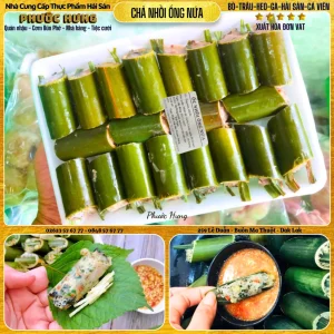 Chả ốc nhồi ống nứa